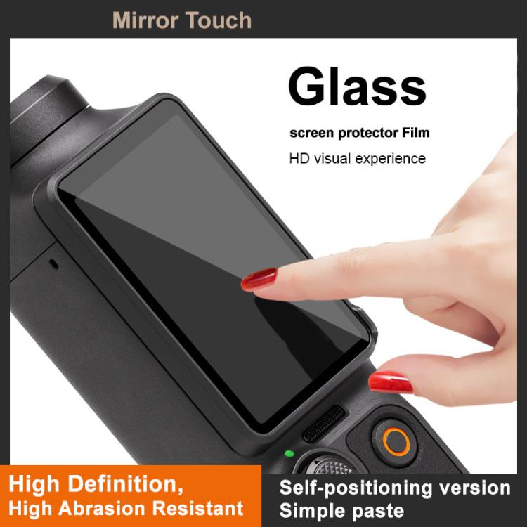 For DJI Osmo Pocket 3 imak Tempered Glass Film with Camera Lens Film, Self-positioning Version - free shipping - PMC TechLife - Order now!