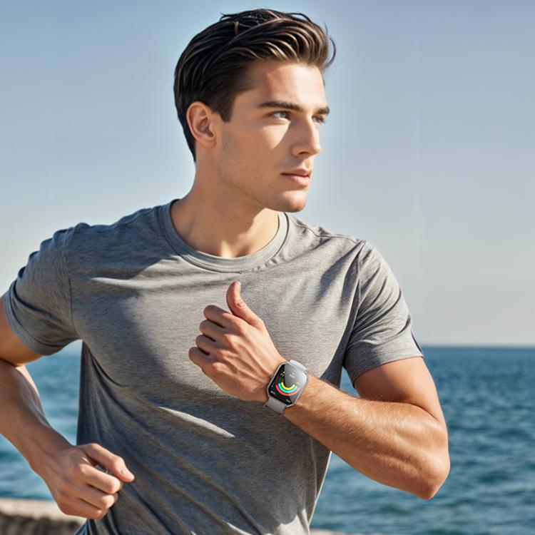 hoco Y28 1.96 inch AMOLED Screen IP67 Waterproof Smart Sports Watch, Call Version(Black) - free shipping - PMC TechLife - Order now!