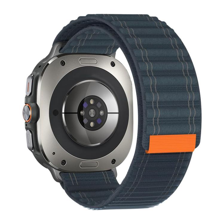 For Samsung Galaxy Watch Ultra 47mm / Ultra 2025 Kalebol Hook and Loop Fastener Nylon Strap(Dark Blue) - free shipping - PMC TechLife - Order now!