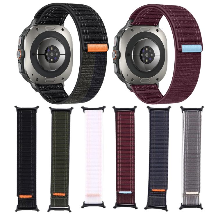 For Samsung Galaxy Watch Ultra 47mm / Ultra 2025 Kalebol Hook and Loop Fastener Nylon Strap(Dark Blue) - free shipping - PMC TechLife - Order now!