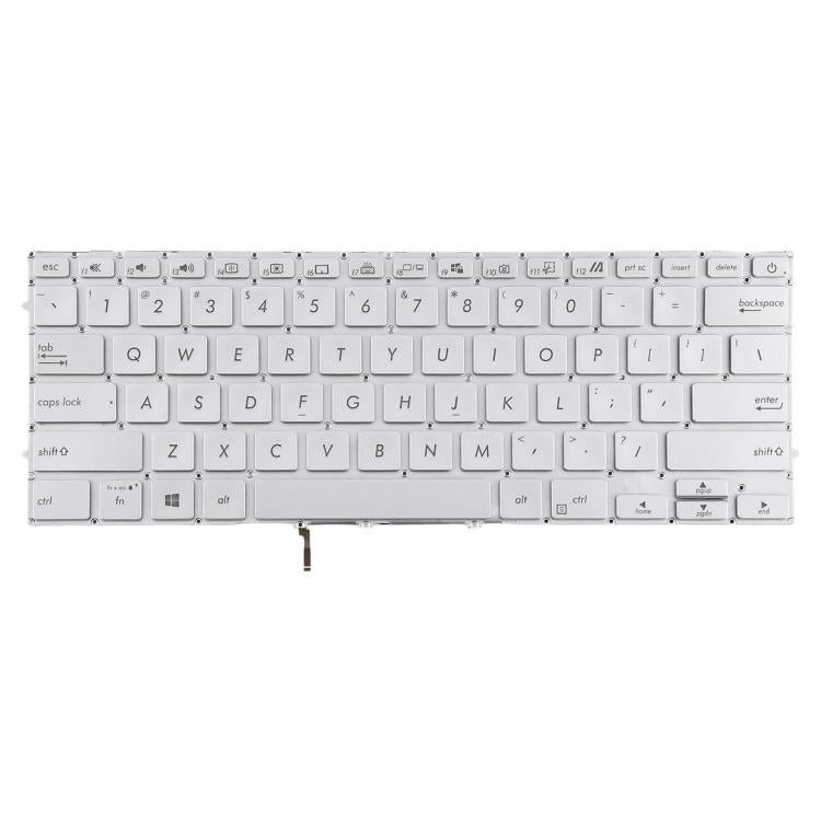 US Version Backlit Laptop Keyboard for Asus UX431 X431 V431 K431 S431 X431FAC UX431U UX431F U4500F(Silver) - Replacement Keyboards by PMc TechLife | Online Shopping South Africa | PMc TechLife | Buy Now Pay Later Mobicred
