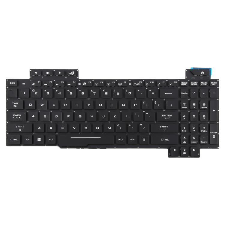 US Version Backlit Laptop Keyboard for Asus FX63 FX63V FX503VM FX503VD ZX63VE FZ63V GL503VS(White) - Replacement Keyboards by PMc TechLife | Online Shopping South Africa | PMc TechLife | Buy Now Pay Later Mobicred
