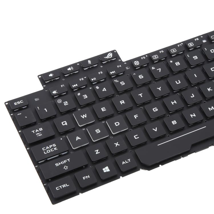 US Version Backlit Laptop Keyboard for Asus FX63 FX63V FX503VM FX503VD ZX63VE FZ63V GL503VS(White) - Replacement Keyboards by PMc TechLife | Online Shopping South Africa | PMc TechLife | Buy Now Pay Later Mobicred