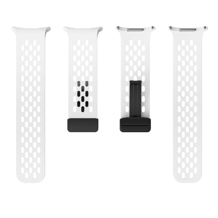 For Samsung Galaxy Watch Ultra 47mm / Ultra 2025 Kalebol Mesh Magnetic Silicone Watch Strap(White) - free shipping - PMC TechLife - Order now!