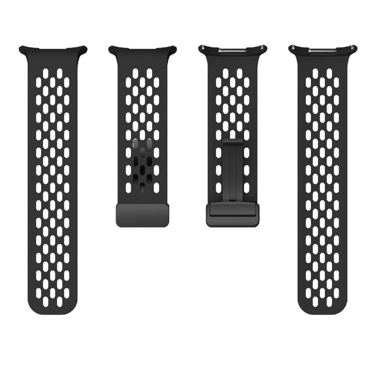 For Samsung Galaxy Watch Ultra 47mm / Ultra 2025 Kalebol Mesh Magnetic Silicone Watch Strap(Black) - free shipping - PMC TechLife - Order now!