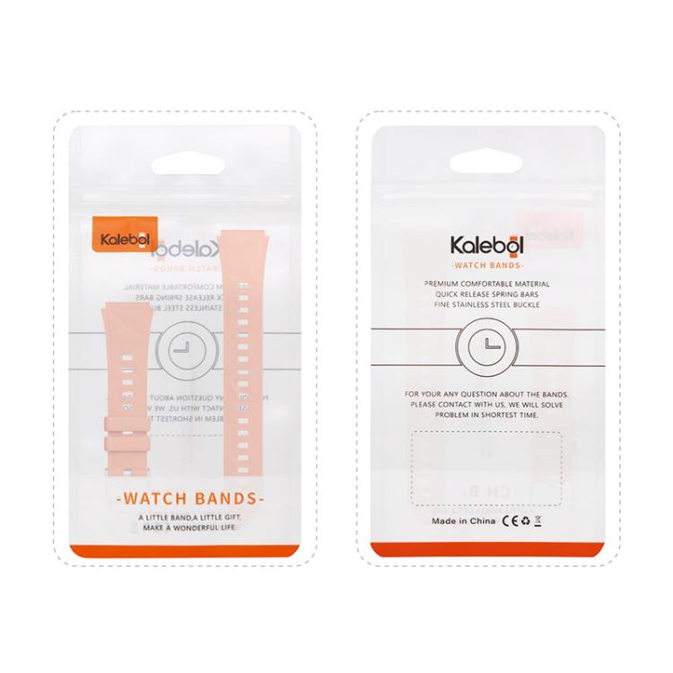 Kalebol 18mm Universal Diamond Embossed Silicone Strap(Space Grey) - 18mm Bands by Kalebol | Online Shopping South Africa | PMc TechLife | Buy Now Pay Later Mobicred