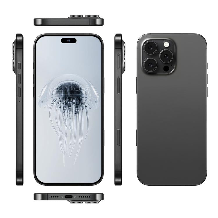 A88 / i16 Pro Max, 2GB+16GB, 6.6 inch Android 8.1 MTK6580A Quad Core, OTG, Network: 3G, Dual SIM, Plug:AU Plug(Titanium Black) - free shipping - PMc TechLife - Order now!