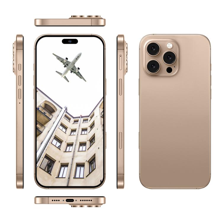 A88 / i16 Pro Max, 2GB+16GB, 6.6 inch Android 8.1 MTK6580A Quad Core, OTG, Network: 3G, Dual SIM, Plug:AU Plug(Desert Gold) - free shipping - PMc TechLife - Order now!