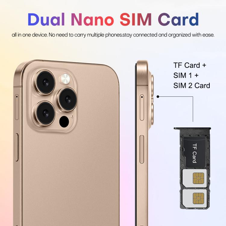 A88 / i16 Pro Max, 2GB+16GB, 6.6 inch Android 8.1 MTK6580A Quad Core, OTG, Network: 3G, Dual SIM, Plug:US Plug(Titanium Black) - free shipping - PMc TechLife - Order now!