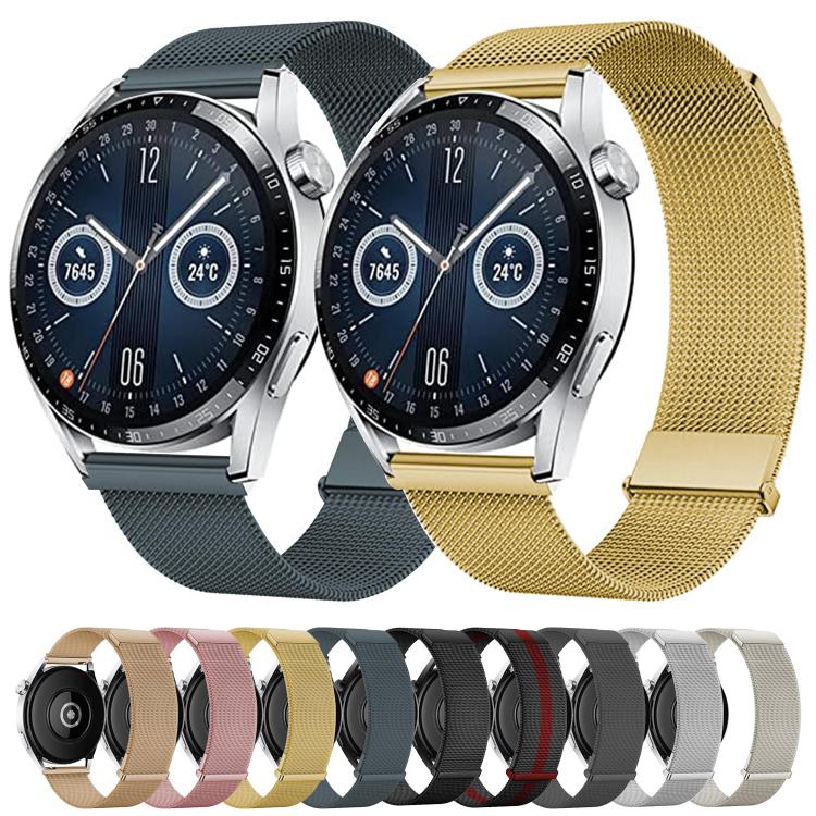Kalebol 22mm Universal Loop Double Magnetic Buckle Milanese Strap(Graphite Grey) - free shipping - PMc TechLife - Order now!