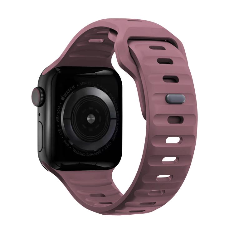 For Apple Watch 46mm / 49mm / 45mm / 44mm Kalebol Sport Silicone Strap(Smoky Purple) - Watch Bands by Kalebol | Online Shopping South Africa | PMC TechLife | Buy Now Pay Later Mobicred