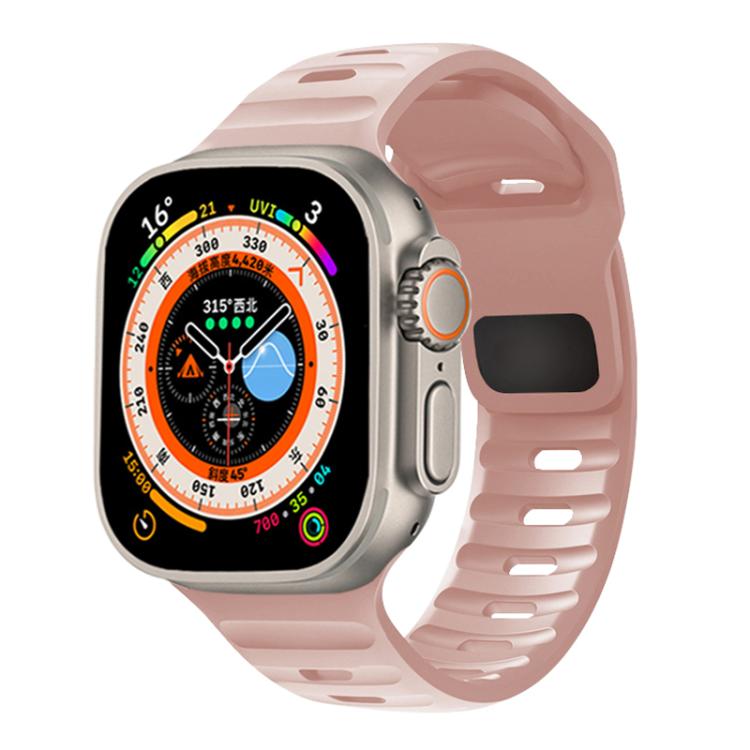 For Apple Watch 42mm / 41mm / 40mm / 38mm Kalebol Sport Silicone Strap(Pink Sand) - Watch Bands by Kalebol | Online Shopping South Africa | PMC TechLife | Buy Now Pay Later Mobicred