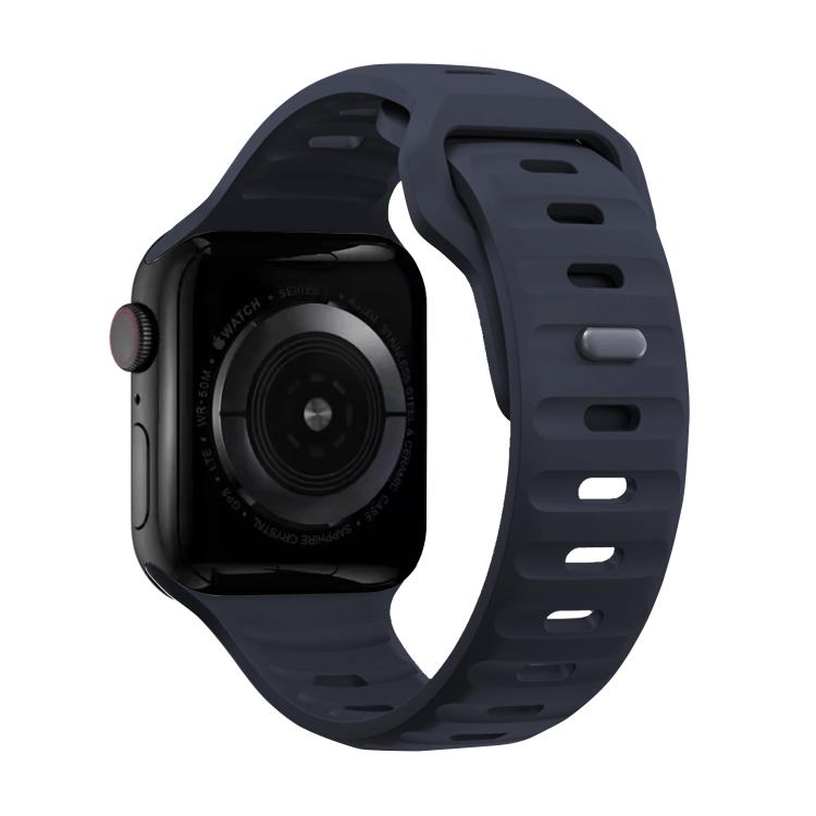 For Apple Watch 42mm / 41mm / 40mm / 38mm Kalebol Sport Silicone Strap(Midnight) - Watch Bands by Kalebol | Online Shopping South Africa | PMC TechLife | Buy Now Pay Later Mobicred
