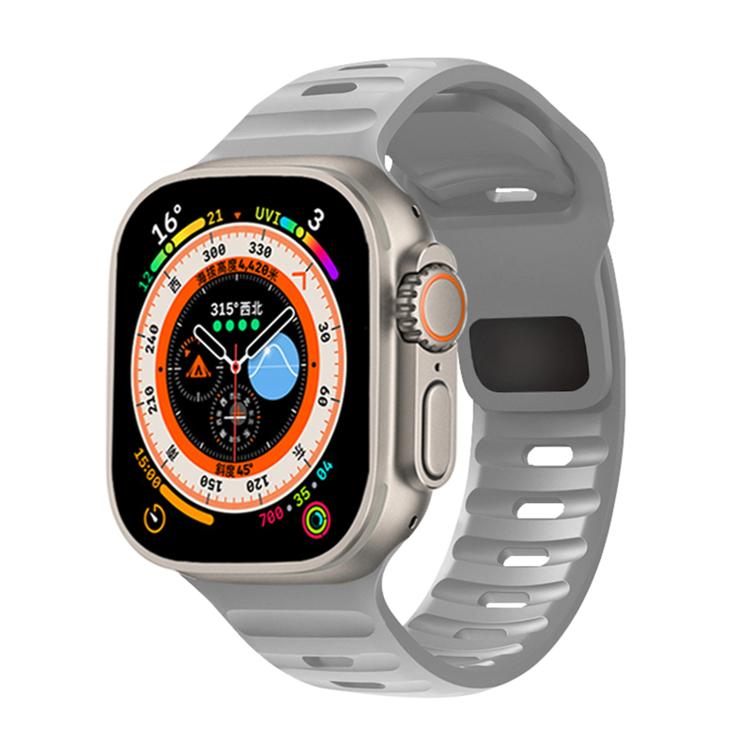 For Apple Watch 42mm / 41mm / 40mm / 38mm Kalebol Sport Silicone Strap(Cloudy Grey) - Watch Bands by Kalebol | Online Shopping South Africa | PMC TechLife | Buy Now Pay Later Mobicred