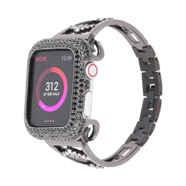For Apple Watch 42mm / 41mm / 40mm / 38mm Kalebol Zirconia Watch Strap(Black) - free shipping - PMC TechLife - Order now!