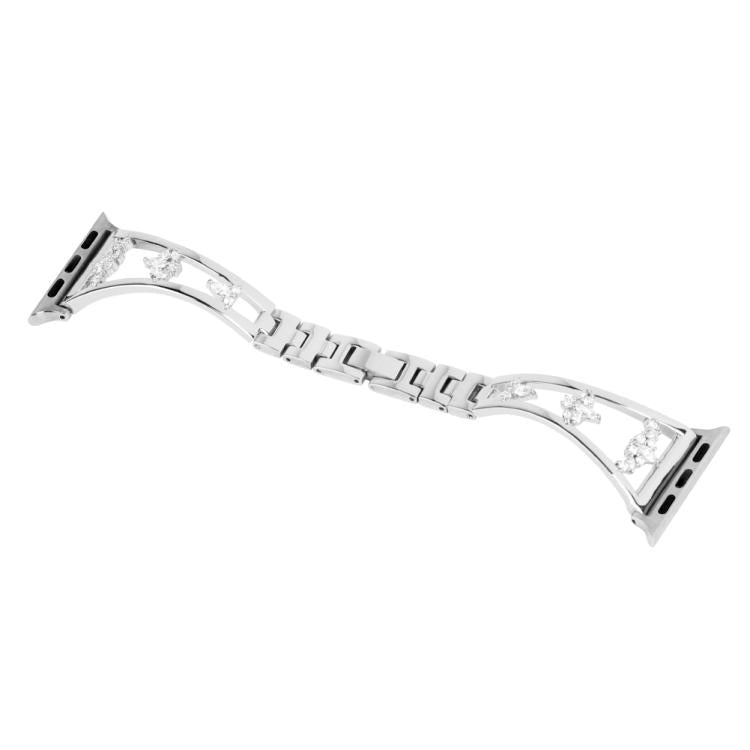 For Apple Watch 42mm / 41mm / 40mm / 38mm Kalebol Zirconia Watch Strap(Silver) - free shipping - PMC TechLife - Order now!