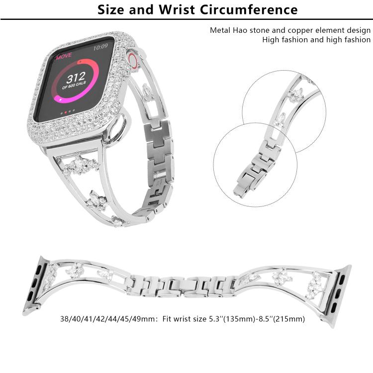 For Apple Watch 46mm / 49mm / 45mm / 44mm Kalebol Zirconia Watch Strap(Black) - Watch Bands by Kalebol | Online Shopping South Africa | PMC TechLife | Buy Now Pay Later Mobicred