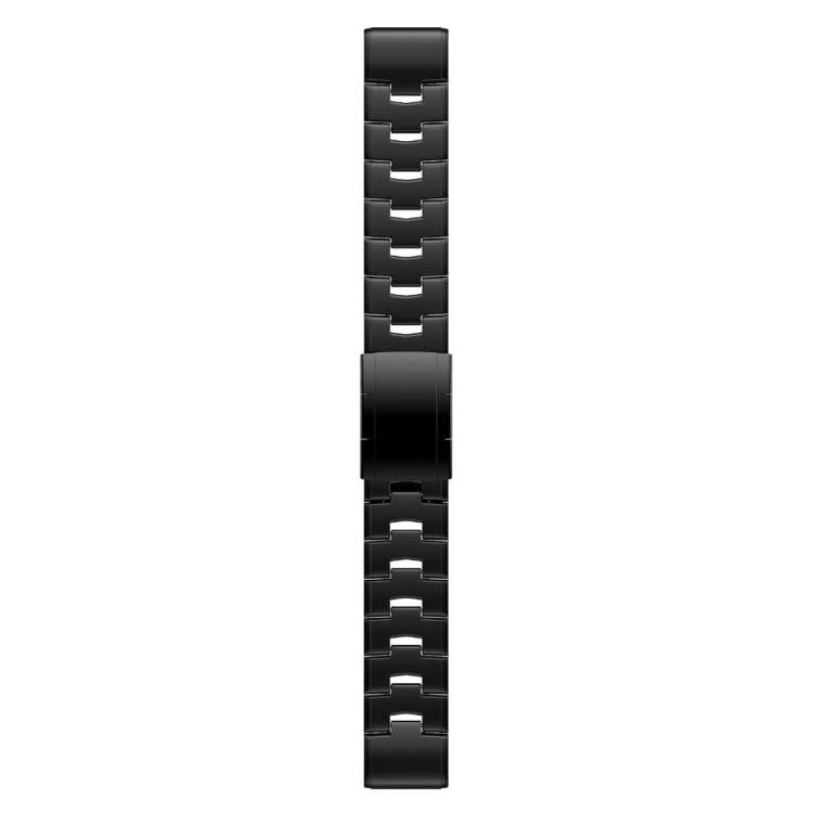 For Garmin Watch 26mm Oracle Titanium Alloy Watch Band(Black) - Watch Bands by PMc TechLife | Online Shopping South Africa | PMc TechLife | Buy Now Pay Later Mobicred
