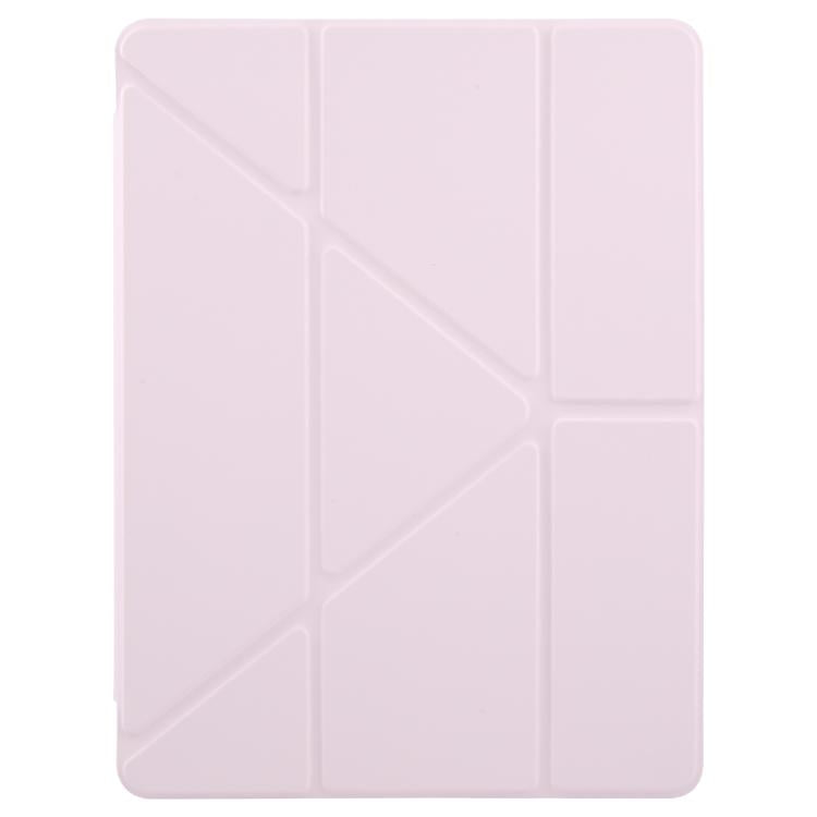 For iPad Air 11 2025 / 2024 ZGA Genre Series Y-Fold Leather Tablet Case with Pen Slot(Pink) - free shipping - PMc TechLife - Order now!