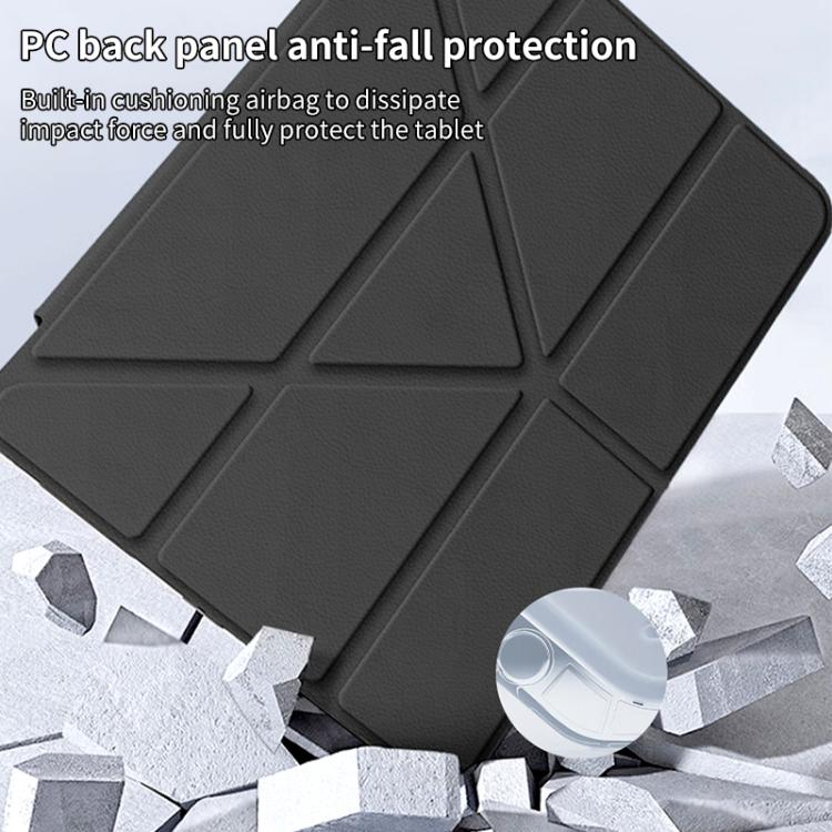 For iPad 2025 / 2022 ZGA Genre Series Y-Fold Leather Tablet Case with Pen Slot(Blue) - free shipping - PMc TechLife - Order now!
