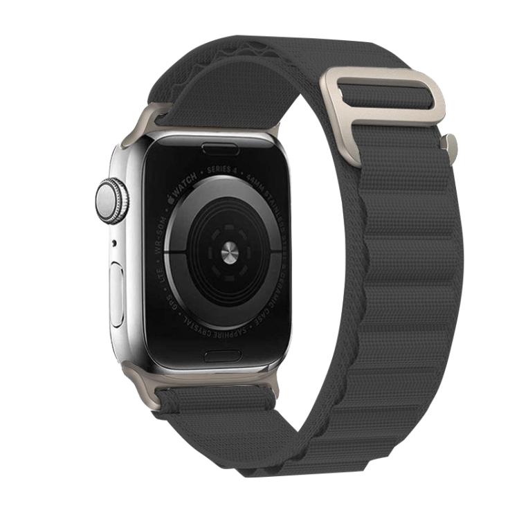 For Apple Watch 46mm / 49mm / 45mm / 44mm Kalebol Aline Nylon Loop Watch Band(Dark Grey) - Watch Bands by Kalebol | Online Shopping South Africa | PMC TechLife | Buy Now Pay Later Mobicred