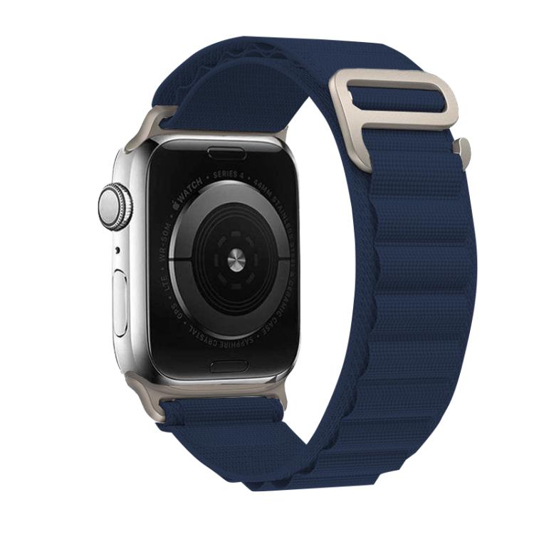 For Apple Watch 46mm / 49mm / 45mm / 44mm Kalebol Aline Nylon Loop Watch Band(Dark Blue) - Watch Bands by Kalebol | Online Shopping South Africa | PMC TechLife | Buy Now Pay Later Mobicred
