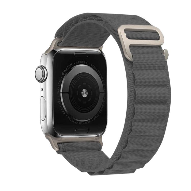 For Apple Watch 42mm / 41mm / 40mm / 38mm Kalebol Aline Nylon Loop Watch Band(Light Grey) - Watch Bands by Kalebol | Online Shopping South Africa | PMC TechLife | Buy Now Pay Later Mobicred