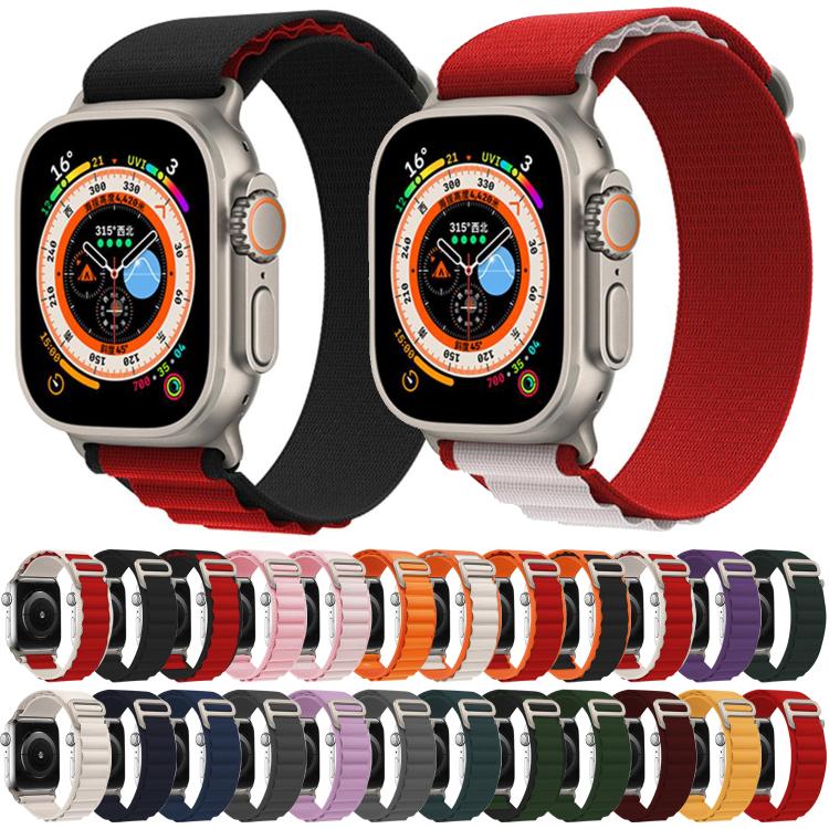 For Apple Watch 42mm / 41mm / 40mm / 38mm Kalebol Aline Nylon Loop Watch Band(Light Grey) - Watch Bands by Kalebol | Online Shopping South Africa | PMC TechLife | Buy Now Pay Later Mobicred