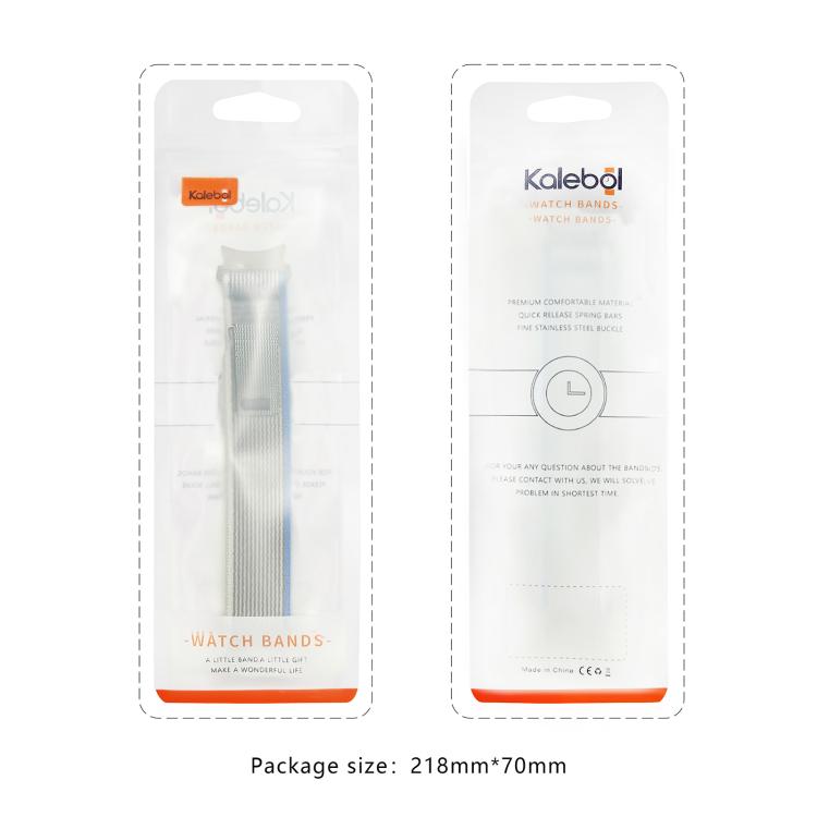 For Apple Watch 46mm / 49mm / 45mm / 44mm Kalebol Wild Track Loop Nylon Watch Band(Midnight Blue) - Watch Bands by Kalebol | Online Shopping South Africa | PMC TechLife | Buy Now Pay Later Mobicred