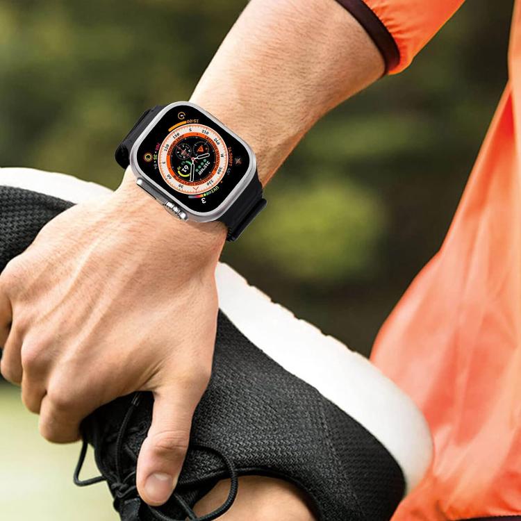 For Apple Watch 42mm / 41mm / 40mm / 38mm Kalebol Magnetic Silicone Strap(Grey) - Watch Bands by Kalebol | Online Shopping South Africa | PMC TechLife | Buy Now Pay Later Mobicred