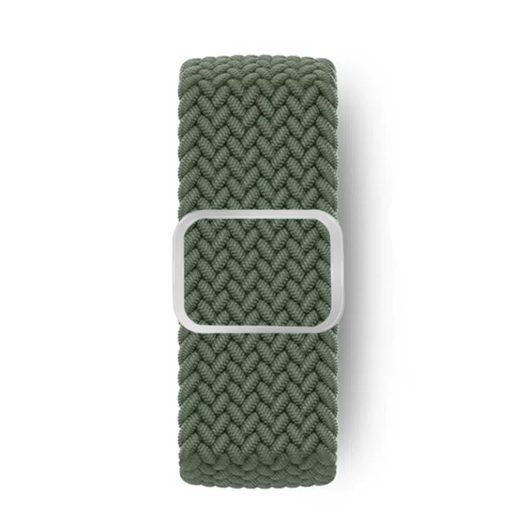 For Apple Watch 42mm / 41mm / 40mm / 38mm Kalebol Eight Buckle Nylon Braided Watch Band(Dark Green) - Watch Bands by Kalebol | Online Shopping South Africa | PMC TechLife | Buy Now Pay Later Mobicred