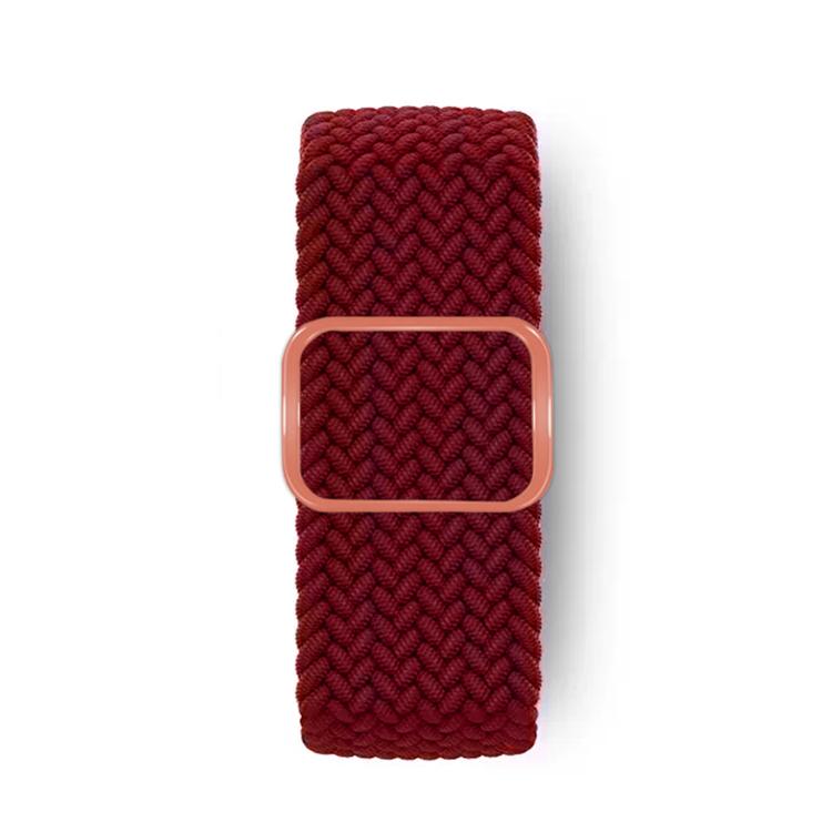 For Apple Watch 42mm / 41mm / 40mm / 38mm Kalebol Eight Buckle Nylon Braided Watch Band(Wine Red) - Watch Bands by Kalebol | Online Shopping South Africa | PMC TechLife | Buy Now Pay Later Mobicred
