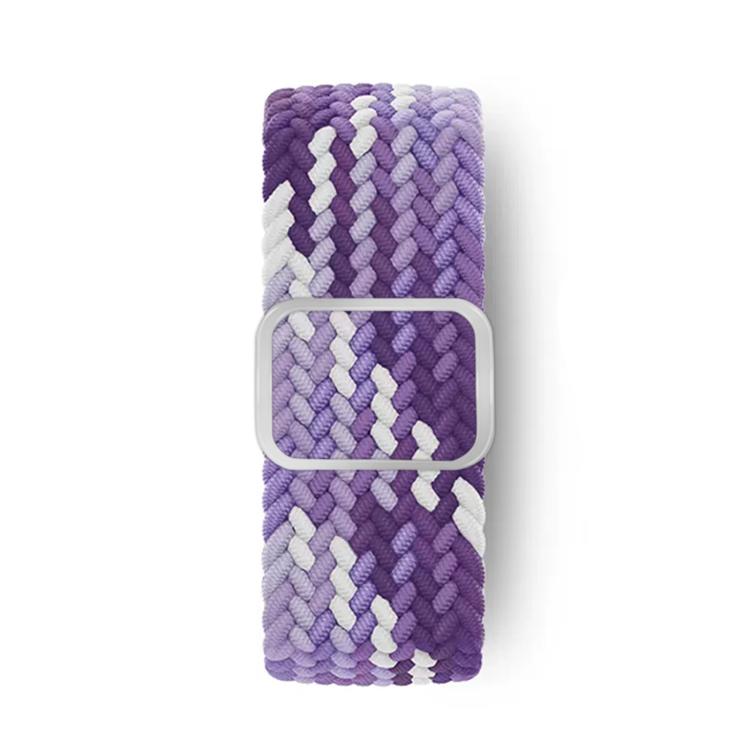For Apple Watch 42mm / 41mm / 40mm / 38mm Kalebol Eight Buckle Nylon Braided Watch Band(Grape Purple) - Watch Bands by Kalebol | Online Shopping South Africa | PMC TechLife | Buy Now Pay Later Mobicred