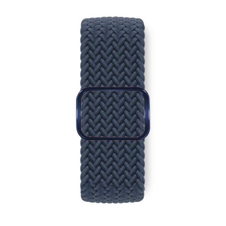 For Apple Watch 42mm / 41mm / 40mm / 38mm Kalebol Eight Buckle Nylon Braided Watch Band(Dark Blue) - Watch Bands by Kalebol | Online Shopping South Africa | PMC TechLife | Buy Now Pay Later Mobicred