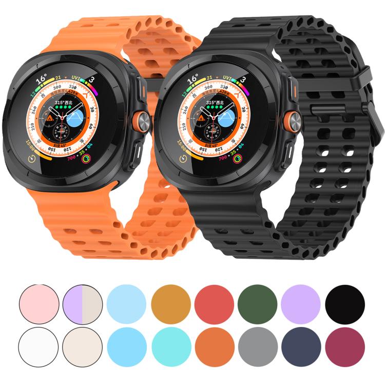 For Samsung Galaxy Watch Ultra 47mm Kalebol Porous Breathable Silicone Watch Band(Green) - free shipping - PMc TechLife - Order now!