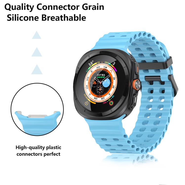 For Samsung Galaxy Watch Ultra 47mm Kalebol Porous Breathable Silicone Watch Band(Green) - free shipping - PMc TechLife - Order now!