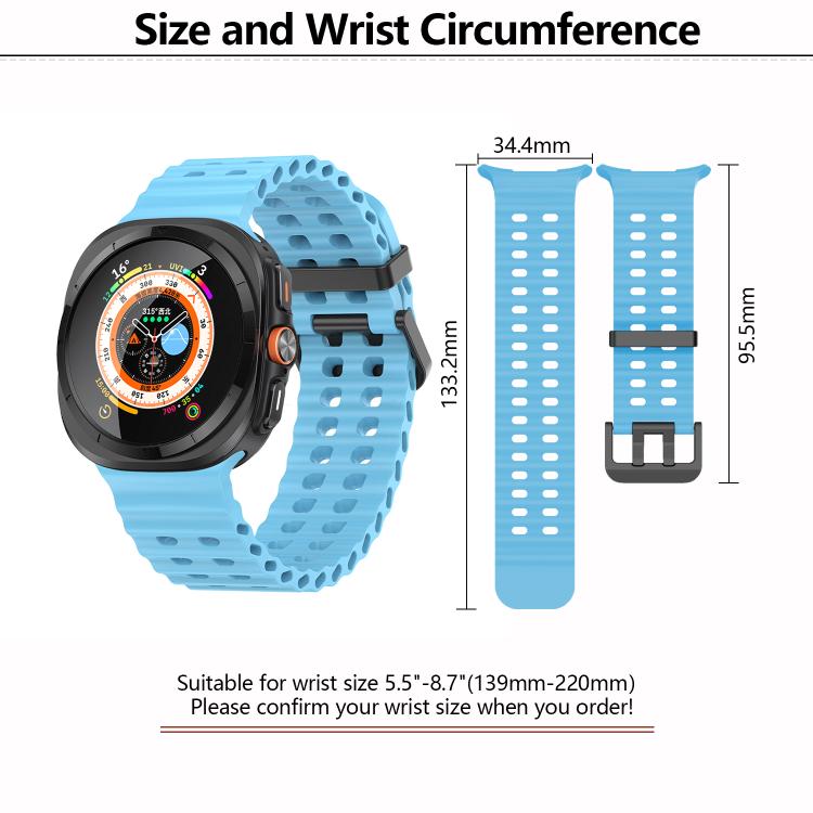 For Samsung Galaxy Watch Ultra 47mm Kalebol Porous Breathable Silicone Watch Band(Green) - free shipping - PMc TechLife - Order now!