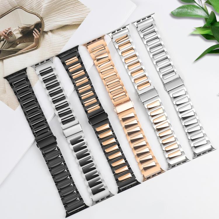 For Apple Watch 46mm / 49mm / 45mm / 44mm Kalebol Tooling Metal Zinc Alloy Watch Band(Black) - free shipping - PMc TechLife - Order now!