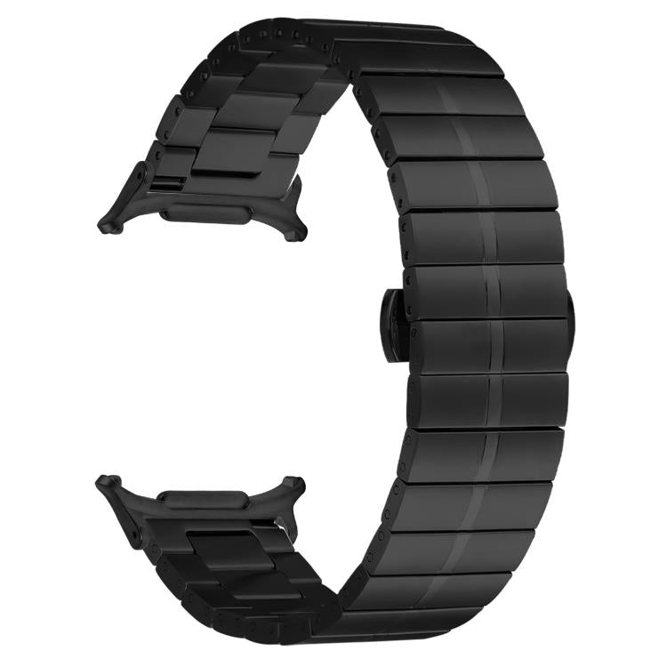 For Samsung Galaxy Watch Ultra 47mm / Ultra 2025 Kalebol One-bead Stainless Steel Watch Band(Black) - free shipping - PMc TechLife - Order now!