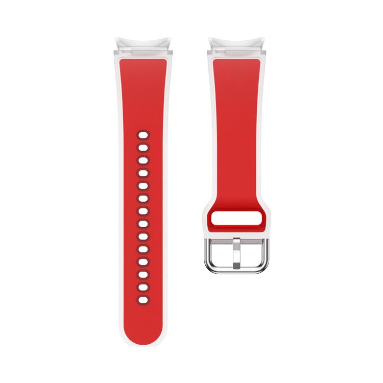 For Samsung Galaxy Watch 7  / 6 / 5 / 4 Kalebol Glacier Transparent Silicone Watch Band(Red) - free shipping - PMc TechLife - Order now!