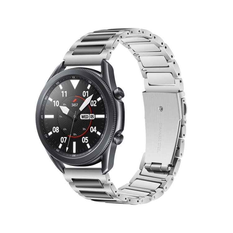 Kalebol 22mm Tooling Metal Zinc Alloy Watch Band(Silver Black) - free shipping - PMc TechLife - Order now!