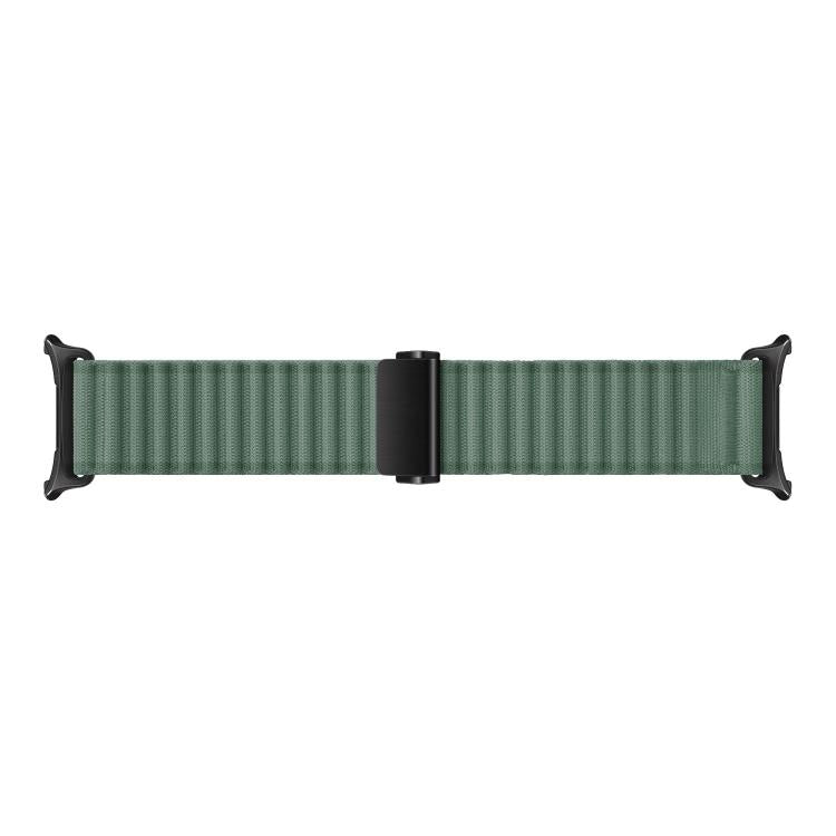 For Samsung Galaxy Watch Ultra 47mm Kalebol Ocean Loop Nylon Braided Watch Band(Army Green) - Watch Bands by Kalebol | Online Shopping South Africa | PMc TechLife | Buy Now Pay Later Mobicred