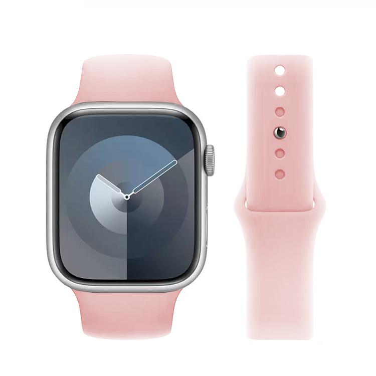 For Apple Watch 46mm / 49mm / 45mm / 44mm Kalebol Reverse Buckle Silicone Watch Band(Pink) - Watch Bands by Kalebol | Online Shopping South Africa | PMC TechLife | Buy Now Pay Later Mobicred