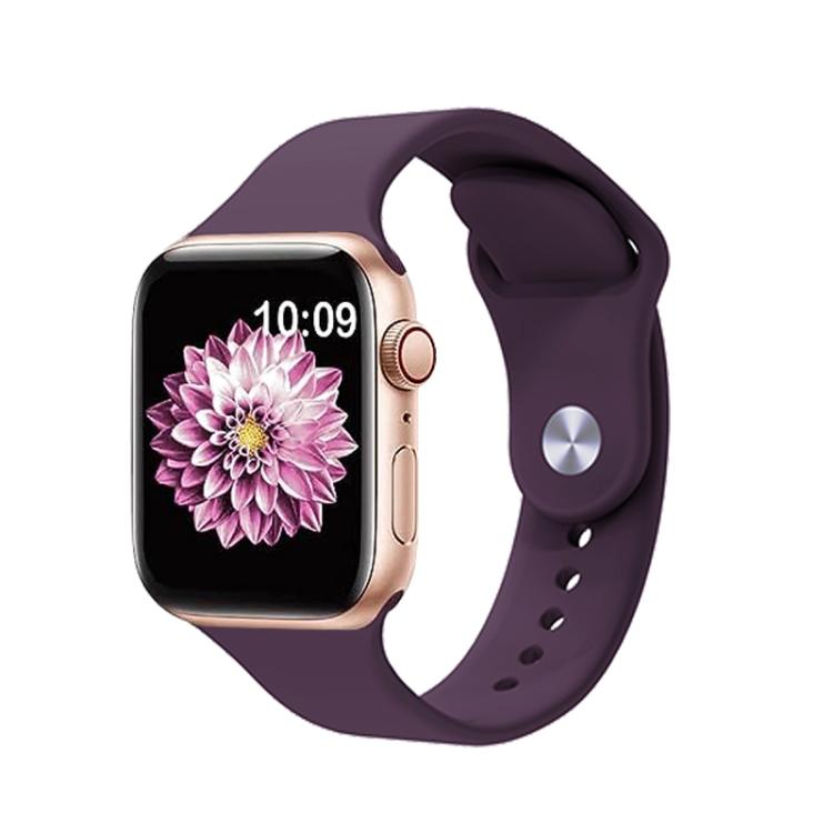 For Apple Watch 46mm / 49mm / 45mm / 44mm Kalebol Reverse Buckle Silicone Watch Band(Violet) - Watch Bands by Kalebol | Online Shopping South Africa | PMC TechLife | Buy Now Pay Later Mobicred