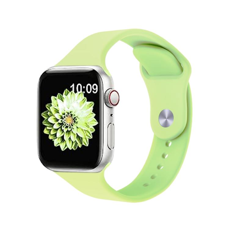 For Apple Watch 42mm / 41mm / 40mm / 38mm Kalebol Reverse Buckle Silicone Watch Band(Green) - Watch Bands by Kalebol | Online Shopping South Africa | PMC TechLife | Buy Now Pay Later Mobicred