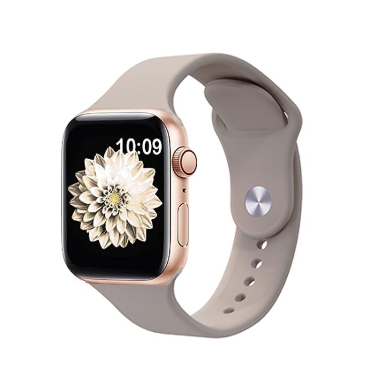 For Apple Watch 42mm / 41mm / 40mm / 38mm Kalebol Reverse Buckle Silicone Watch Band(Dark Grey) - Watch Bands by Kalebol | Online Shopping South Africa | PMC TechLife | Buy Now Pay Later Mobicred