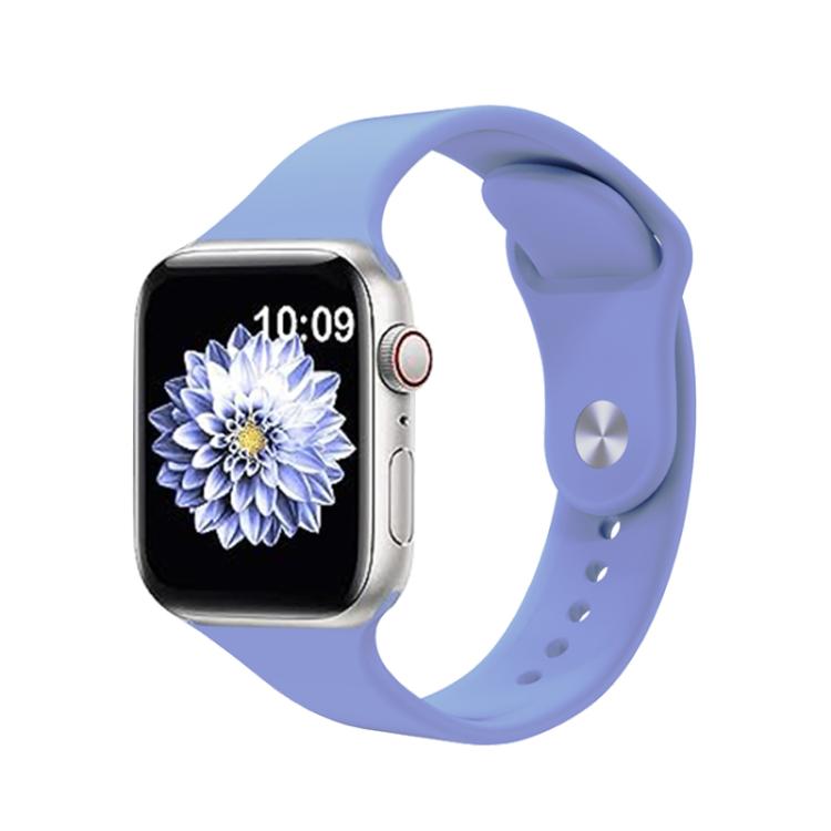 For Apple Watch 42mm / 41mm / 40mm / 38mm Kalebol Reverse Buckle Silicone Watch Band(Lavender) - Watch Bands by Kalebol | Online Shopping South Africa | PMC TechLife | Buy Now Pay Later Mobicred