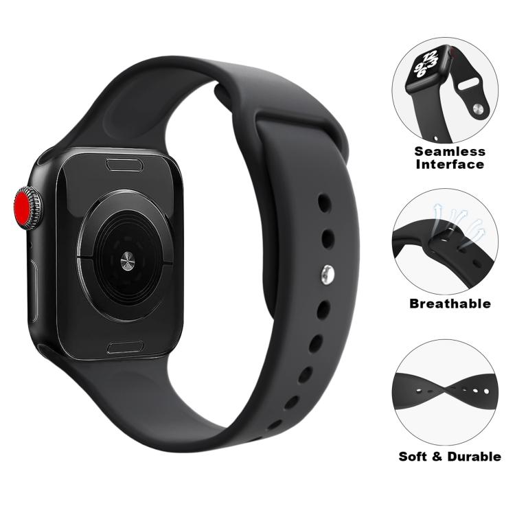 For Apple Watch 42mm / 41mm / 40mm / 38mm Kalebol Reverse Buckle Silicone Watch Band(Pink) - Watch Bands by Kalebol | Online Shopping South Africa | PMC TechLife | Buy Now Pay Later Mobicred