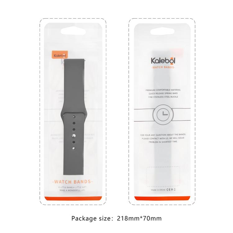 For Apple Watch 42mm / 41mm / 40mm / 38mm Kalebol Reverse Buckle Silicone Watch Band(Lavender) - Watch Bands by Kalebol | Online Shopping South Africa | PMC TechLife | Buy Now Pay Later Mobicred
