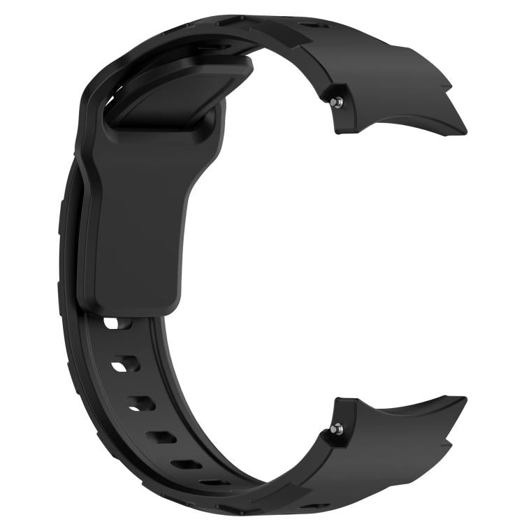 For Samsung Galaxy Watch 5 Pro / 6 / 7 Kalebol Armor Silicone Watch Band(Black) - free shipping - PMc TechLife - Order now!